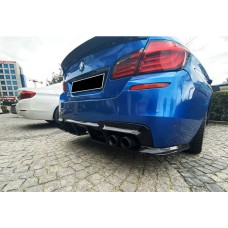Задній дифузор DPT V-1 (для M-Performance, чорний глянець) для BMW 5 серія F-10/11/07 2010-2016 рр