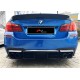 Задній дифузор DPT V-1 (чорний глянець) для BMW 5 серія F-10/11/07 2010-2016 рр