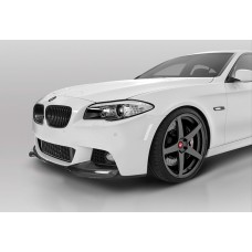 Накладка на передній бампер DPT Lip V-3 (Для M-Performance, чорний глянець) для BMW 5 серія F-10/11/07 2010-2016 рр