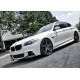 Накладка на передній бампер DPT Lip (Для Vorstainer, чорний глянець) для BMW 5 серія F-10/11/07 2010-2016 рр