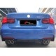 Задній дифузор DPT V-2 (для M Performance, чорний глянець) для BMW 3 серія F-30/31/34 2012-2019 рр