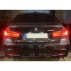 Задний диффузор DPT V-3 (для M Performance, черный глянец) для BMW 3 серия F-30/31/34 2012-2019 гг