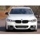 Накладка на передній бампер DPT Flap (для M-Performance, чорний глянець) для BMW 3 серія F-30/31/34 2012-2019 рр