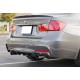 Задній дифузор DPT V-4 (для M Performance, чорний глянець) для BMW 3 серія F-30/31/34 2012-2019 рр