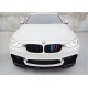 Накладка на передній бампер DPT Lip V-1 (Для M3, чорний глянець) для BMW 3 серія F-30/31/34 2012-2019 рр
