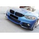 Накладка на передній бампер DPT Flap V-1 (для M-Technic, чорний глянець) для BMW 4 серія F-32 2012-2020 рр
