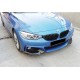 Накладка на передній бампер DPT Flap V-1 (для M-Technic, чорний глянець) для BMW 4 серія F-32 2012-2020 рр