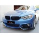 Накладка на передній бампер DPT Flap (чорний глянець) для BMW 4 серія F-32 2012-2020 рр