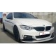 Накладка на передний бампер DPT Flap (для M-Performance, черный глянец) для BMW 4 серия F-32 2012-2020 гг