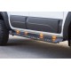 Бокові пороги Dakar V1 з LED (2019-2025, 2 шт, метал) для Mitsubishi L200 рр