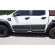 Боковые пороги Dakar V2 без LED (2015-2019, 2 шт, металл) для Mitsubishi L200