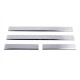Накладка на пороги Carmos (4 шт, нерж) V-2 для Mazda 2 2003-2007 рр