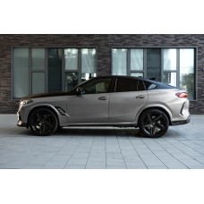 Ковані диски з вставками карбону R20/R21/R22 (LT-Designs, 4 шт) для BMW X6 G06 2019- рр