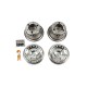 Ковпаки з нержавійки Ексклюзив V3 (2 катковий, 4 шт) для Mercedes Sprinter W907/W910 2018- рр