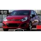 Накладки на зеркала BMW-Style (с поворотом, 2 шт) для Kia Rio 2012-2017 гг