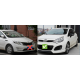 Накладки на зеркала BMW-Style (с поворотом, 2 шт) для Kia Rio 2012-2017 гг