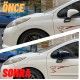 Накладки на дзеркала BMW-Style (2 шт) для Peugeot 207