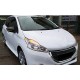 Накладки на зеркала BMW-Style (2 шт) для Peugeot 208 2012-2019 гг