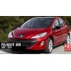 Накладки на дзеркала BMW-Style (2 шт) для Peugeot 308 2007-2013 рр
