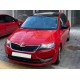 Накладки на дзеркала BMW-Style (З поворотом, 2 шт) для Skoda Rapid 2012-2019 рр