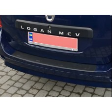 Накладка на задний бампер (ABS, Esa) для Renault Logan MCV 2013-2022 гг