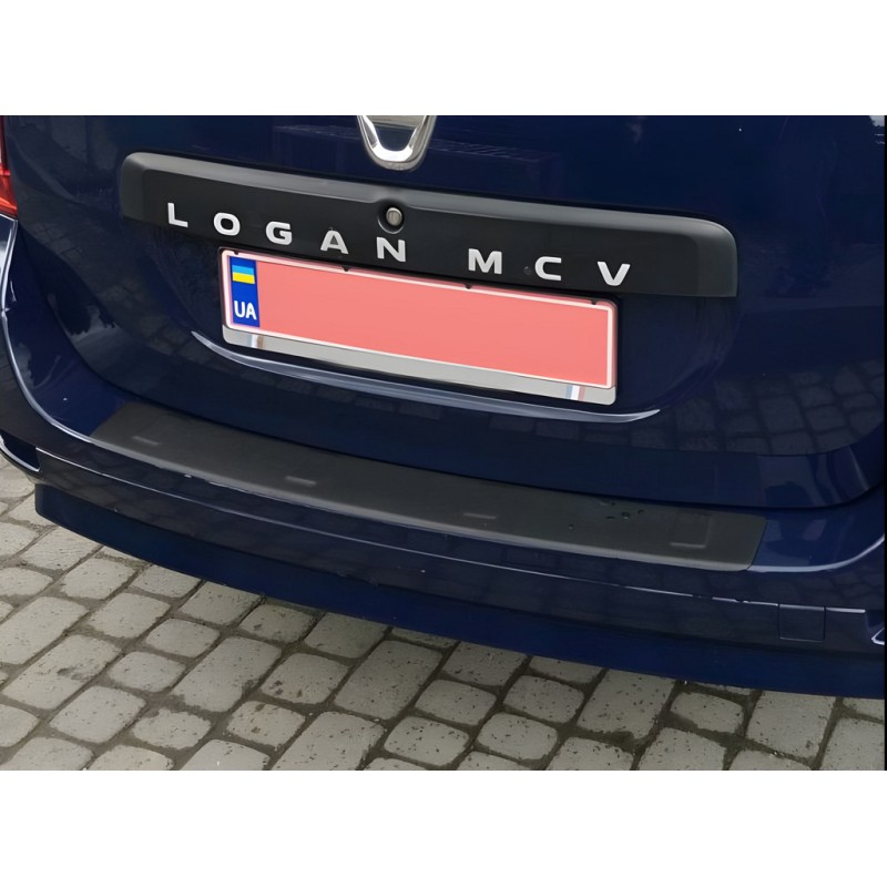 Накладка на задній бампер (ABS, Esa) для Renault Logan MCV 2013-2022 рр