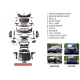 Комплект рестайлинга в W213 Maybach 2022 (Type-B) для Mercedes E-сlass W212 2009-2016 гг