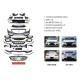 Комплект обвеса с диффузором для Coupe (AMG C63-design 2018-2021) для Mercedes C-class W205