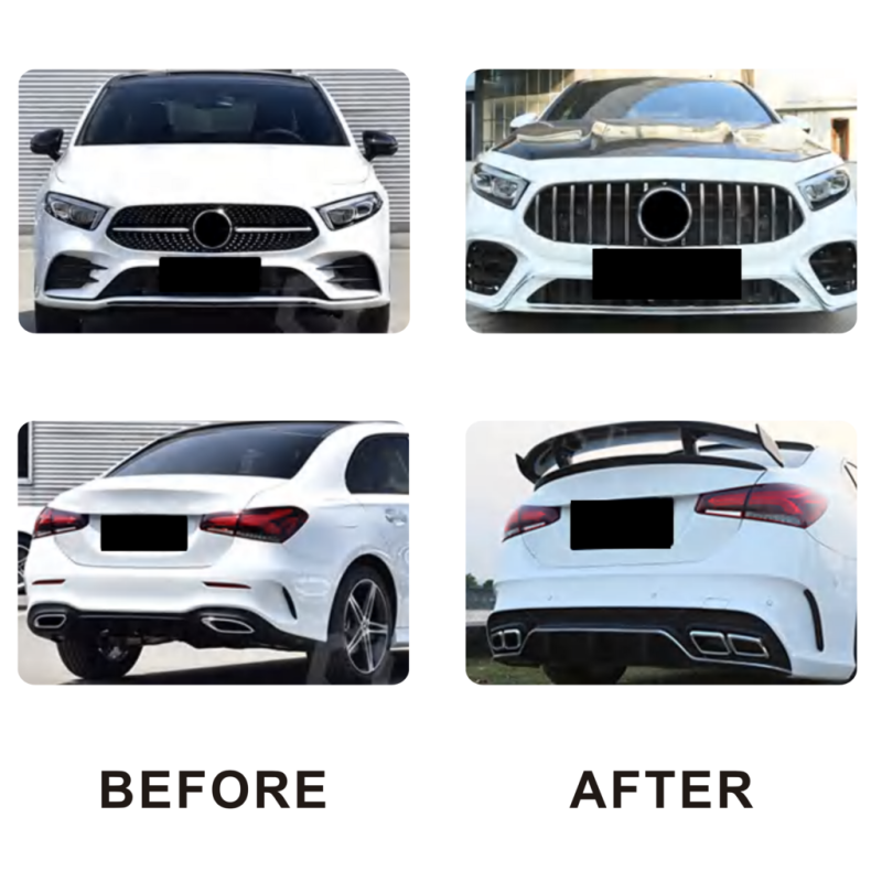 Комплект обвісів AMG A45 (type-B) для Mercedes A-сlass W177 2018- рр