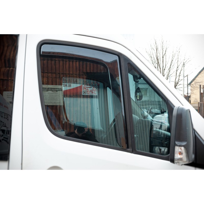 Вітровики вставні (напівпрозорі, 2 шт., Cagatay) для Mercedes Sprinter W906 2006-2018 рр