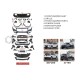 Комплект обвесов AMG GLB35 для Mercedes GLB X247 2019- рр