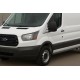Накладка біля дзеркал Carmos (2 шт., нерж) для Ford Transit 2014- рр