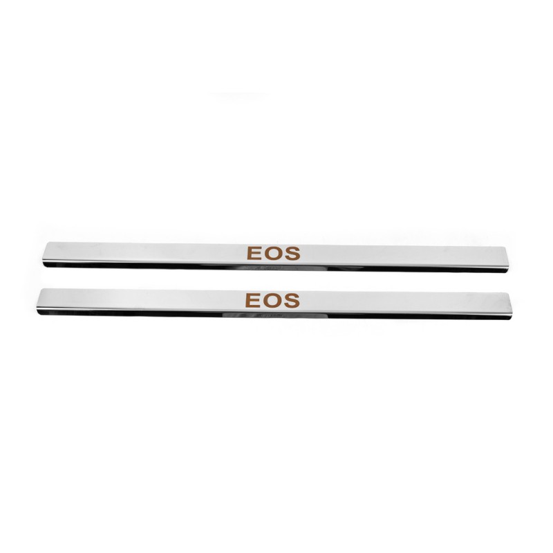 Накладка на пороги Carmos (2 шт, нерж) для Volkswagen EOS 2011-2016 рр