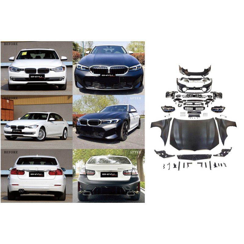 Комплект рестайлінгу (в G20 2023, M-Tech) для BMW 3 серія F-30/31/34 2012-2019 рр