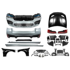 Комплект рестайлінгу з капотом і крилами (в M5 Competition 2021 рік) для BMW 5 серія G30/G31 2017-2023 рр
