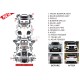 Комплект рестайлінгу в X5M F95 2019 р. для BMW X5 E-70 2007-2013 рр