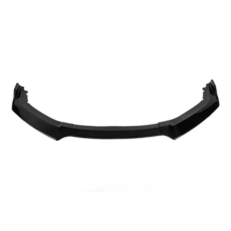 Передня Lip накладка DPT V-1 (ABS, чорний глянець) для Honda Civic Sedan X 2016-2021 рр
