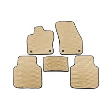 Коврики EVA (Ollspase, 2 ряда, Бежевый) для Volkswagen Tiguan 2016-2023 гг