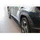 Бокові пороги Shining Black (2 шт., Алюміній) для Hyundai Tucson NX4 2021- рр