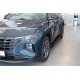Бокові пороги Shining Black (2 шт., Алюміній) для Hyundai Tucson NX4 2021- рр