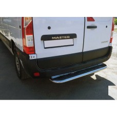 Задня підніжка (нерж.) для Opel Movano 2010-2021 рр