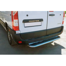 Задня підніжка (нерж.) для Renault Master 2011-2023 рр