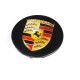 Уценка Заглушки в диски 76/71мм черные (1 шт) для Porsche