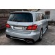 Задний диффузор GLS63 AMG (с насадками Chrome) для Mercedes GL/GLS сlass X166 2012-2019 гг