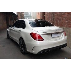 Задний диффузор (дизайн C63 2014-2018) для Mercedes C-сlass W205