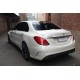 Задній дифузор (дизайн C63 2014-2018) для Mercedes C-сlass W205 рр