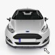 Передня Lip накладка ESA (чорна) для Ford Fiesta 2017- рр
