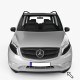 Передня Lip накладка ESA (чорна) для Mercedes Vito / V-class W447 2014- рр