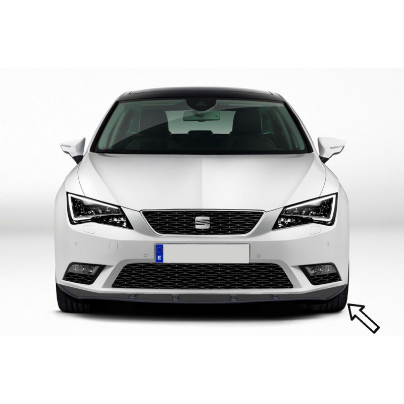 Передняя Lip накладка ESA (черная) для Seat Leon 2013-2020 гг