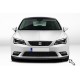Передня Lip накладка ESA (чорна) для Seat Leon 2013-2020 рр